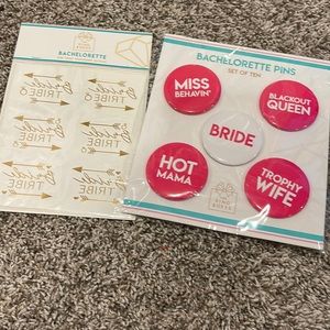 Bachelorette tats and pins